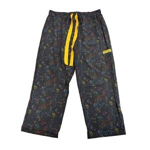 Danger‎ Scrubs Unisex Medium Colorful Pants Medical Nursing Unique Statement Fun